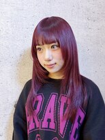 ブロッサム 池袋店(Blossom) ダブルカラー/レッド/バイオレット/髪質改善/レイヤーカット