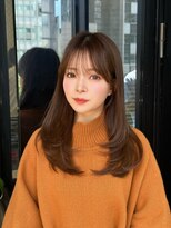 アマトウキョウ アユンチェ(AMA TOKYO×AYUNCHE)&nbsp;韓国スタイル/ナチュラルくびれヘア_くびれ巻き_レイヤーカット