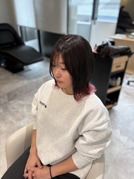 ソイクフ 四条大宮店(SOY-KUFU) レディース 20代30代40代◎似合わせカット/毛先カラーボブ