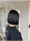 ストレートパーマ×ボブ