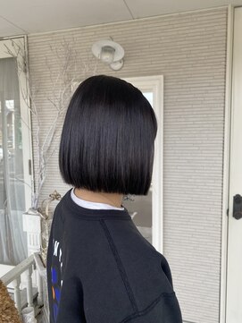 ゼロ(ZERO) ストレートパーマ×ボブ