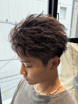 エデアンルクラ 下通(EDEAN Leclat)&nbsp;熊本メンズカラー ブラウン ブリーチ無し MEN'S HAIR
