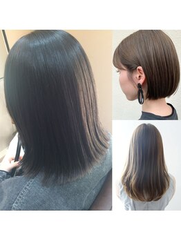 クセを伸ばしながら艶感たっぷりのストレートヘアに♪今までにない柔らかな質感で、理想の仕上がりに◎