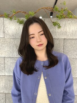 ティーヘア(t.hair) 大人可愛い巻き髪スタイル/2wayセンターパート/髪質改善カラー