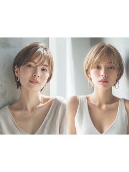 骨格・髪質に合わせた運命のショートに♪美フォルムで可愛いを演出![髪質改善/三郷中央/縮毛矯正/カラー]