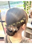タイトシニヨン【新横浜/ヘアセット/着付け】