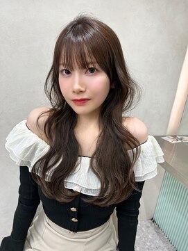 ロール 博多(Role) レイヤーカット/髪質改善/ミディアム/透明感/オリーブベージュ