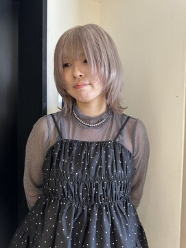 シピレアノバイブレス(shipi. le'ano by brace) 【maria】white greige/ブリーチ/ダブルカラー/レイヤーカット