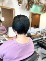 ヘアーデザイン ピニック(hair design P2C)&nbsp;襟元スッキリ。大人の洗練ショート
