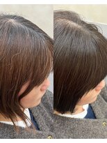 フレームプラス 天王寺あべの店(FRAME+)&nbsp;白髪染め不使用！白髪ぼかしカラー