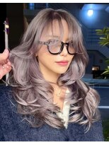 ヌエン 渋谷(NU/EN)&nbsp;ミディアムレイヤー カット/カーテンバング/バタフライレイヤー