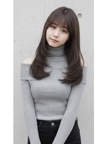 TMJ&nbsp;熊本/レイヤーカット×ワンカールパーマ×韓国ヘア