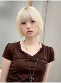 ダブルカラーハイトーンボブ