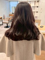 ミュラ(mulah)&nbsp;ブリーチなしダークカラーワインレッド＊艶髪暖色カラー/明大前