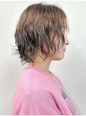 ＊外ハネボブゆるふわパーマボブ大人ボブ顎ラインボブ30代40代