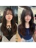 【三好指名】お家での再現性◎韓国風レイヤーカット×艶カラー×髪質改善TR