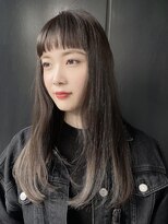 ピークアブー アヴェダ ギンザシックス(PEEK-A-BOO AVEDA GINZASIX)&nbsp;ダークアッシュ　グレージュ　オン眉　暗髪　ロングヘア◆