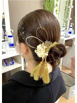ジェミータ 横浜&nbsp;シンプルシニヨン【横浜/ヘアセット/着付け】