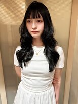 アクシス 栄店(`AXIS)&nbsp;馬渕ワンホンレイヤー/ミルクティーブロンド/ダークブルー/栄