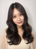 ヘアリゾート粋 新宿三丁目本店 透明感シアーブラウン/レイヤーカット/顔まわりカット