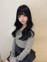アクシス 栄店(`AXIS)&nbsp;奈川/ワンホンレイヤー/ミルクティーブロンド/ダークブルー/栄