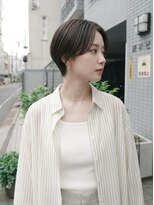 キビト(kibito) 新宿若松河田曙橋ハンサムショートオリーブベージュ20代30代40代