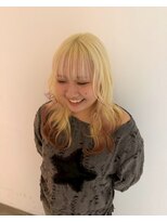 グッドフェローズ キタホリエ(GoodFellas kitahorie) 透け感あるハイトーンレイヤー&ピンク毛先カラーブリーチ艶感