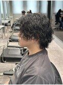 【高橋遼】ミディアム波巻きパーマ