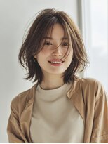 ソレイユ フィス店(Soleil)&nbsp;ミディアムボブ髪質改善白髪染めハイライト30代40代50代東久留米
