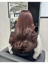 Valone Tokyo レイヤーカット/韓国ヘア/髪質改善【12/1NEW OPEN（予定）】&nbsp;ba20703_ブリーチなしダブルカラーボルドー韓国ヘア透明感