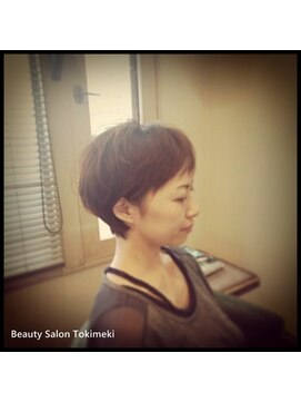 美容院 心花 トキメキ ナチュラル・ショート