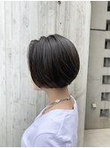 大人オシャレショートボブ