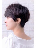 ヘアーアートシフォン 川口東口店(hair art chiffon)&nbsp;黒髪orことりベージュのウォーターフォールの毛先パーマボブ