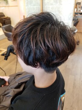 ルークス 中央林間(LOOOKS) ふんわりマッシュパーマのメンズスタイル