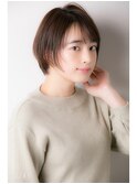 ナチュラル丸みショート☆ことりベージュ【Linona】2