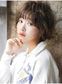 【+~ing 】大人ショートボブ シアーベージュ【柳沼くるみ】