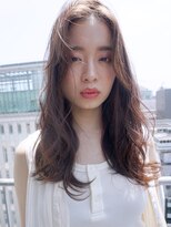 アルバム 銀座(ALBUM GINZA) ナチュラルカール_ココアブラウンフリンジウェーブ_27977