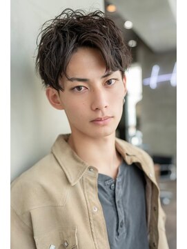 オースティン 門前仲町(AUSTIN) かき上げシルバーカラーサイドグラデーションスリークショート