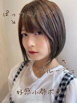 ヘアーサロン エクラ(HAIR SALON eclat)&nbsp;大人可愛前下がりショートボブ【都城】