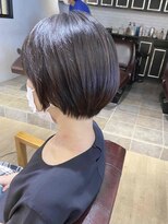 ヴァンクシー バイ ルナ(VANKCY by Luna) ショートボブ ショート 丸みショート アッシュ 黒髪 20代 30代