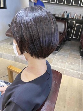 ヴァンクシー バイ ルナ(VANKCY by Luna) ショートボブ ショート 丸みショート アッシュ 黒髪 20代 30代