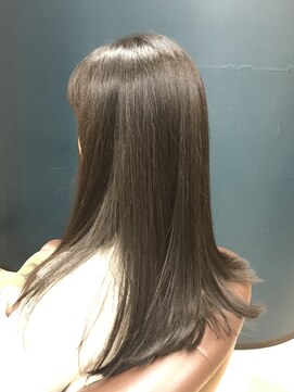 ヘアサロンアンドヘアメイクディー(hair salon hair make D) 仙台D　ワンレン　ワンレングス　成人式用ロング　ツヤ髪ver.