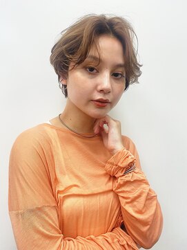 マグノリア オモテサンドウ(MAGNOLiA Omotesando) 【プリカール】センターニュアンスショートパーマ・・YOSHIBA