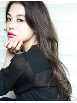 チョビー(Chobii)&nbsp;コテ巻き風デジタルパーマ韓国風ロングヘアchobii表参道/栗原34