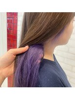 ビス リアン 川口店(Vis lien)&nbsp;インナーカラー/パープル/ケアブリーチ/