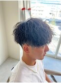 滋賀、南草津、メンズ美容室、波巻きツイストスパイラルパーマ