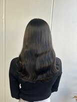 ガリカ シーム(Gallica/SEAM)&nbsp;【桑原雪音】ゆる巻き艶感暗髪ダークカラー/地毛風カラー<原宿>