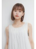 さらっとシンプルなモテボブ