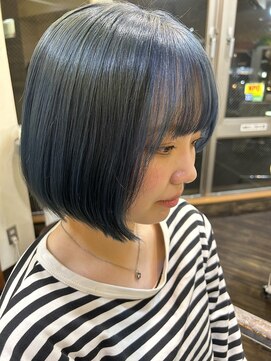 ディンプル 越谷駅前(DiMPlE) ブルー ハイトーン ネイビー アッシュカラー