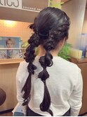 ロングヘアアレンジ